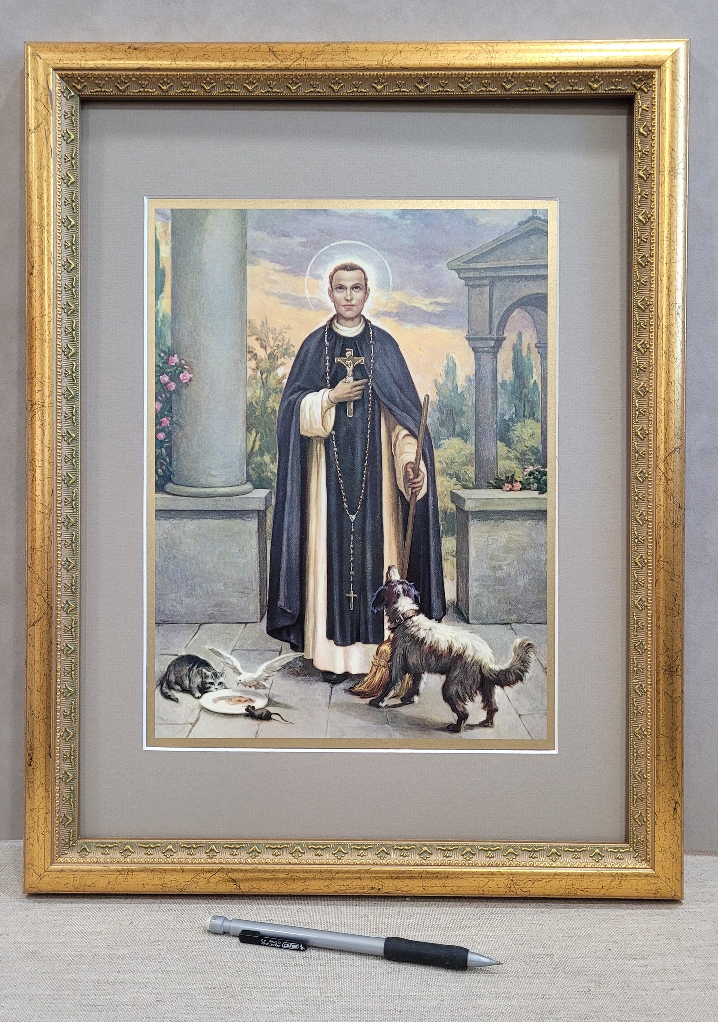 St. Martin de Porres Custom Framed print
