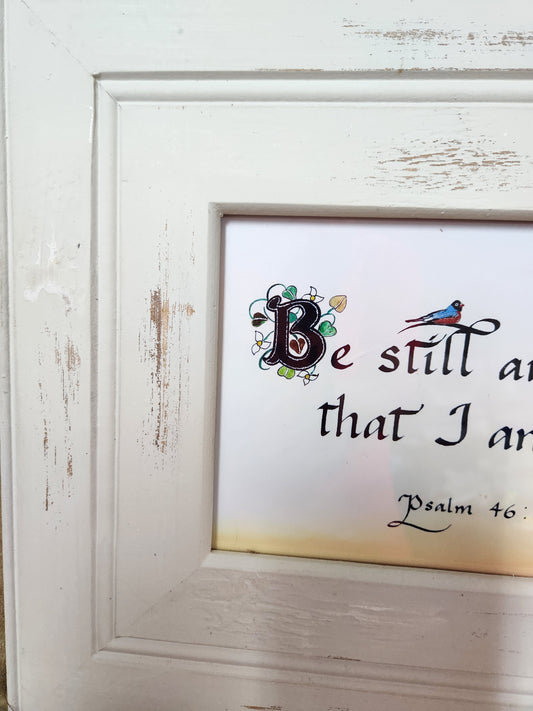 Be Still and Know that I am God Scripture Picture