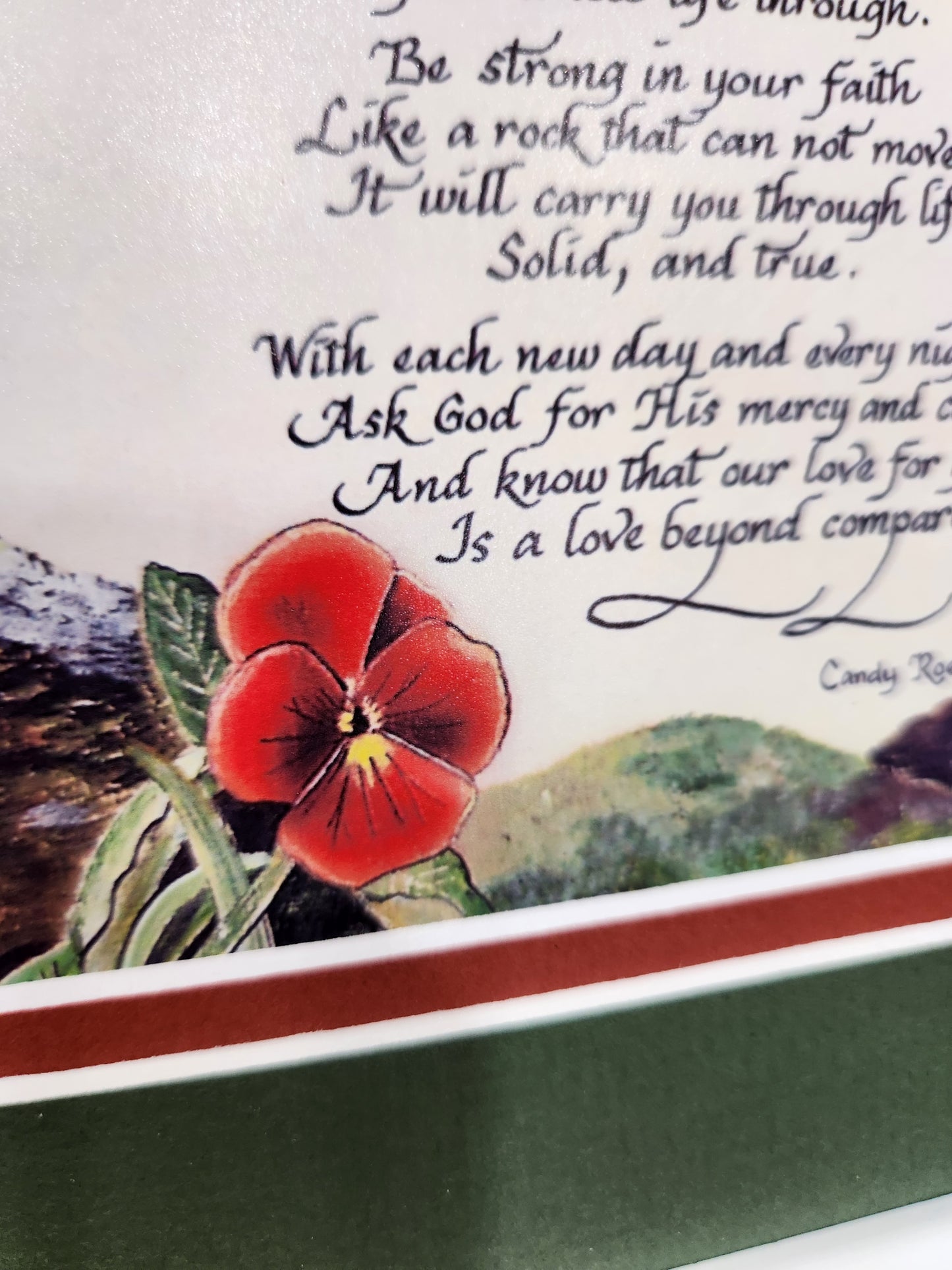 Poem for Daughter framed personalized poem