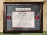 The Armor of God framed calligraphy and art print