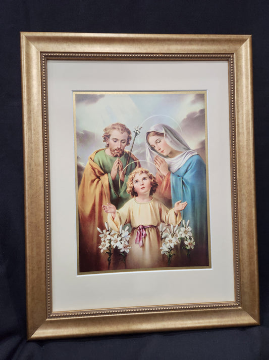 Holy Family framed picture