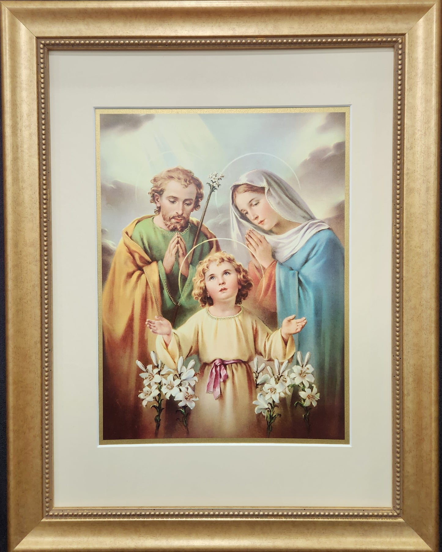 Holy Family framed picture