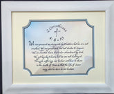 2 Corinthians 4:8-10 We are pressed on every side by troubles custom framed Scripture