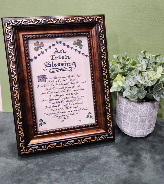 Small Irish Blessing picture God Bless the corners of this house