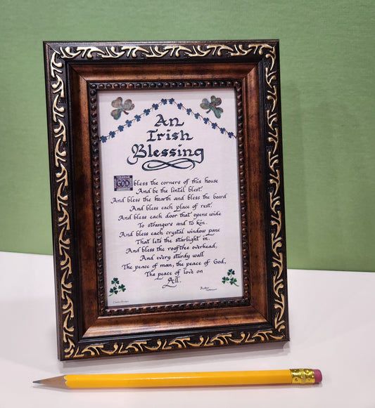 Small Irish Blessing picture God Bless the corners of this house