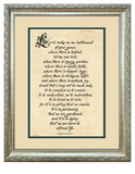 St. Francis of Assisi framed Verse - Make me an instrument of your peace.