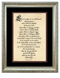 St. Francis of Assisi framed Verse - Make me an instrument of your peace.