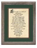 St. Francis of Assisi framed Verse - Make me an instrument of your peace.