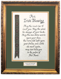 Irish Blessing with decorative ribbon personalized picture