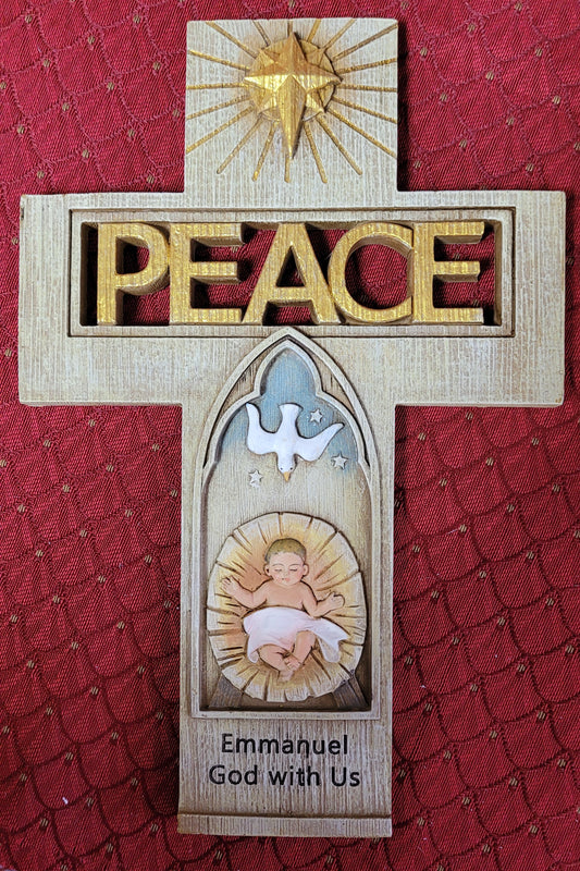 Christmas Peace Wall Cross