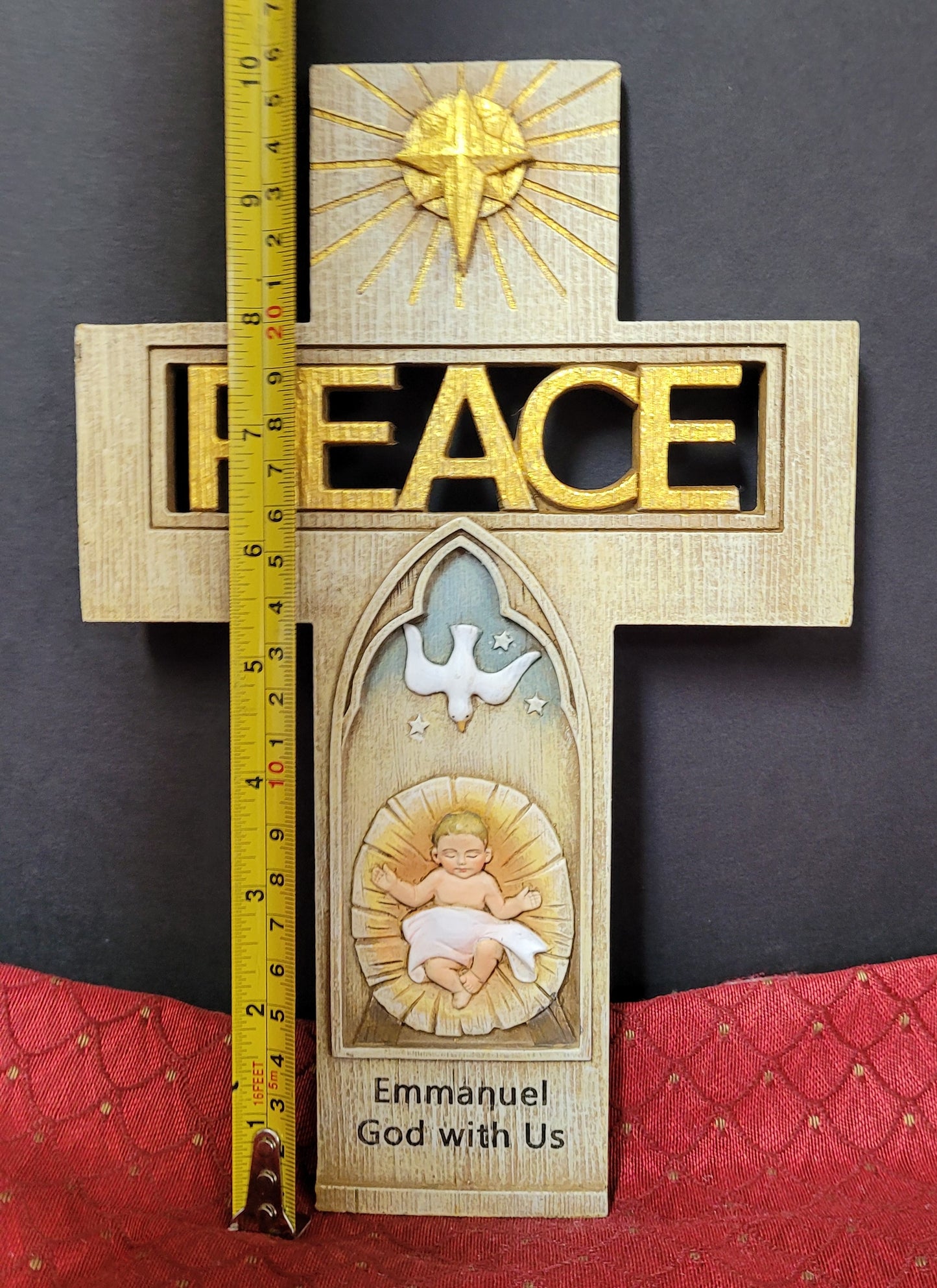 Christmas Peace Wall Cross