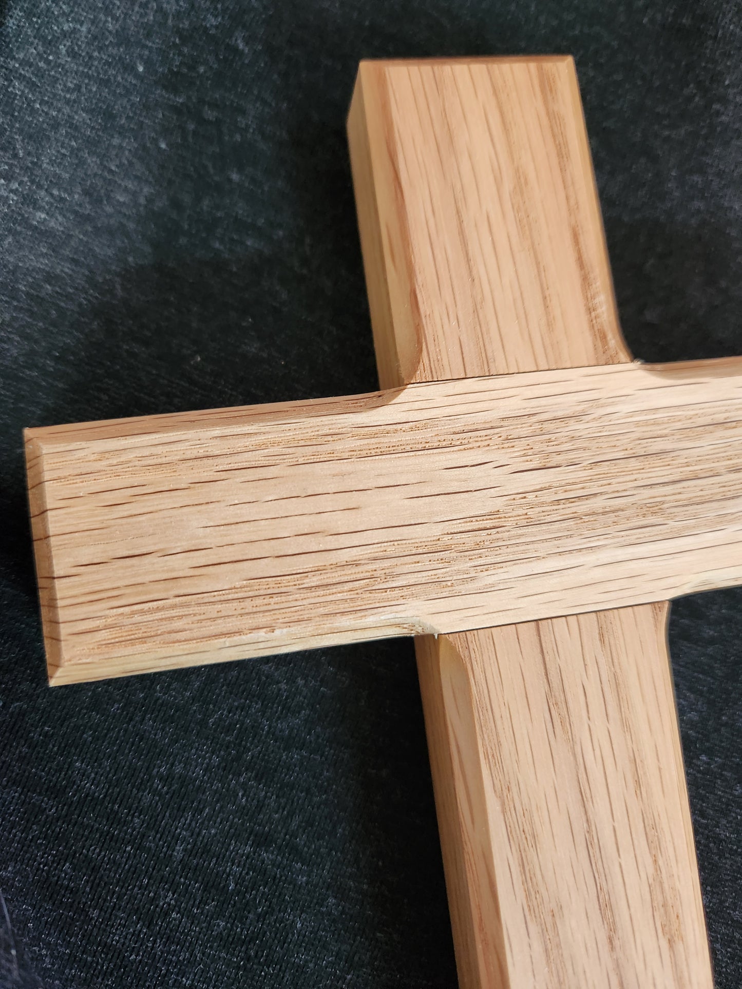 Wooden oak plain cross