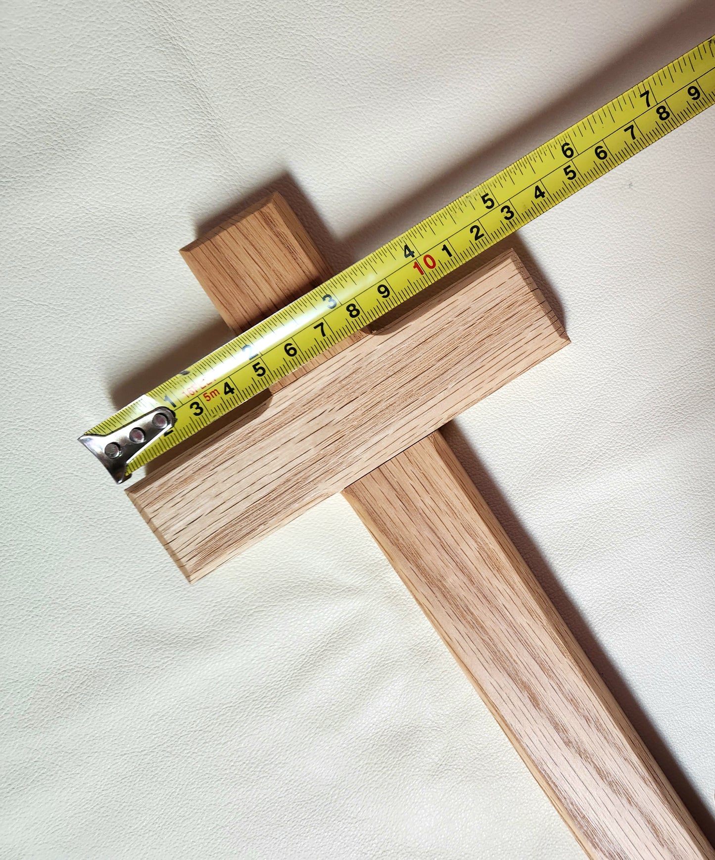 Wooden oak plain cross