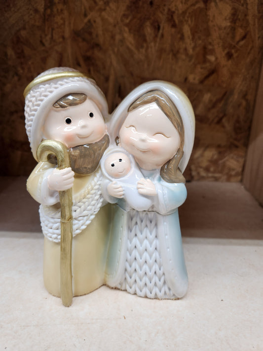 Nativity Christmas Characters with nesting wiseman and sheep