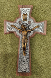 Celtic wall crucifix