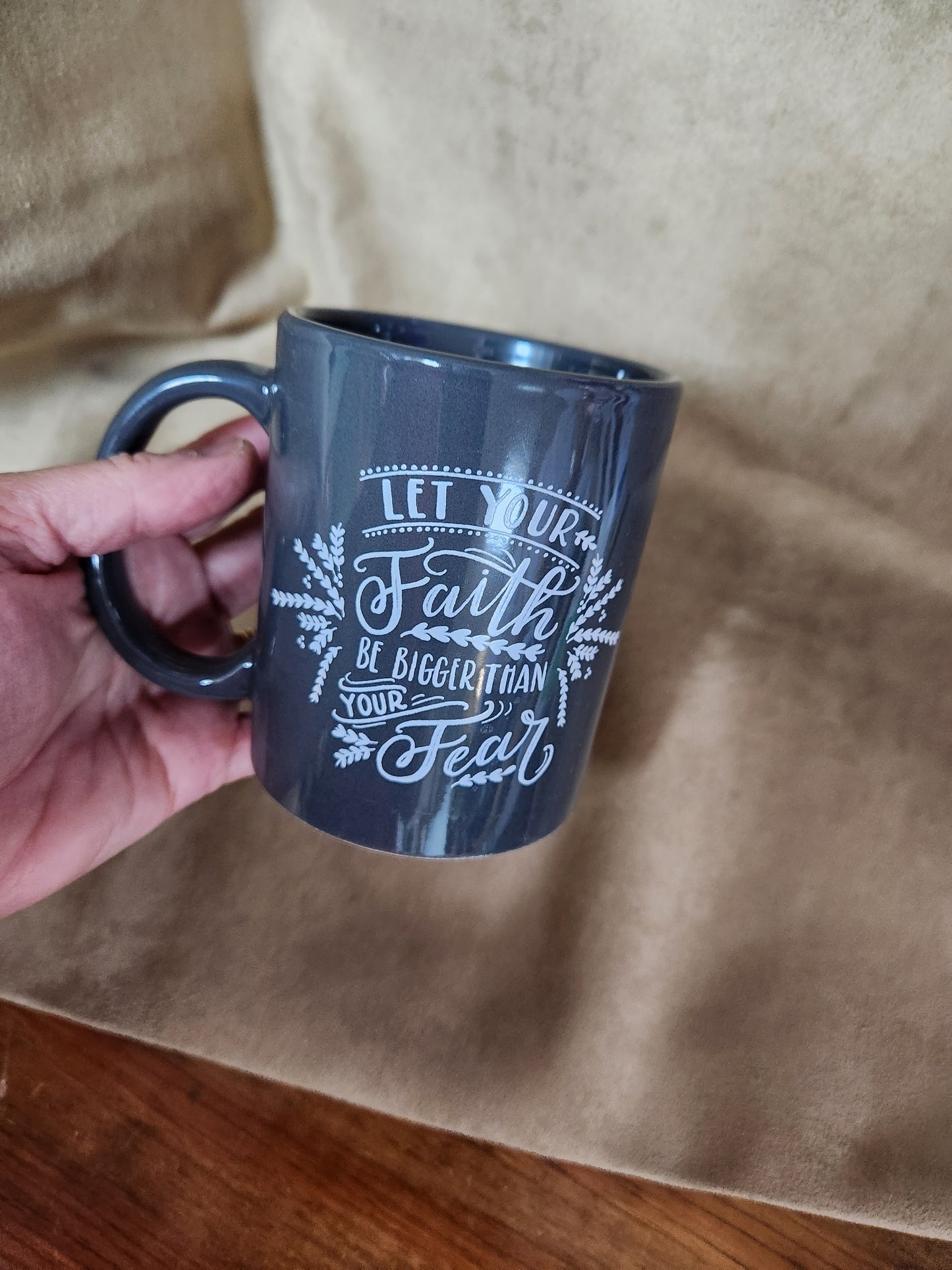 Let your Faith be bigger than your fear mug