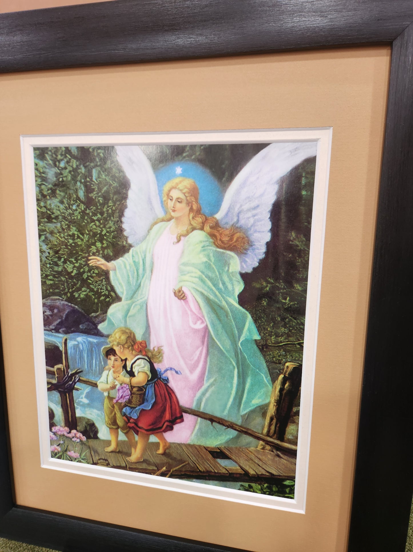 Framed Guardian Angel print