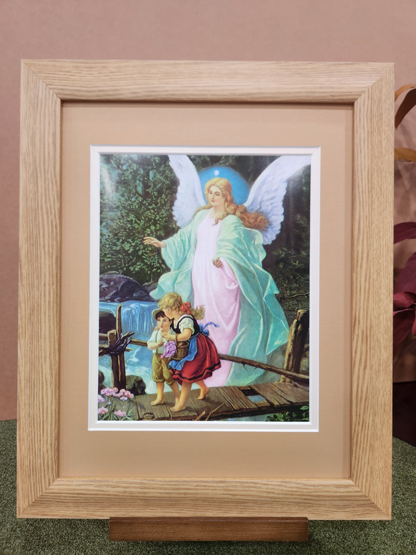 Framed Guardian Angel print