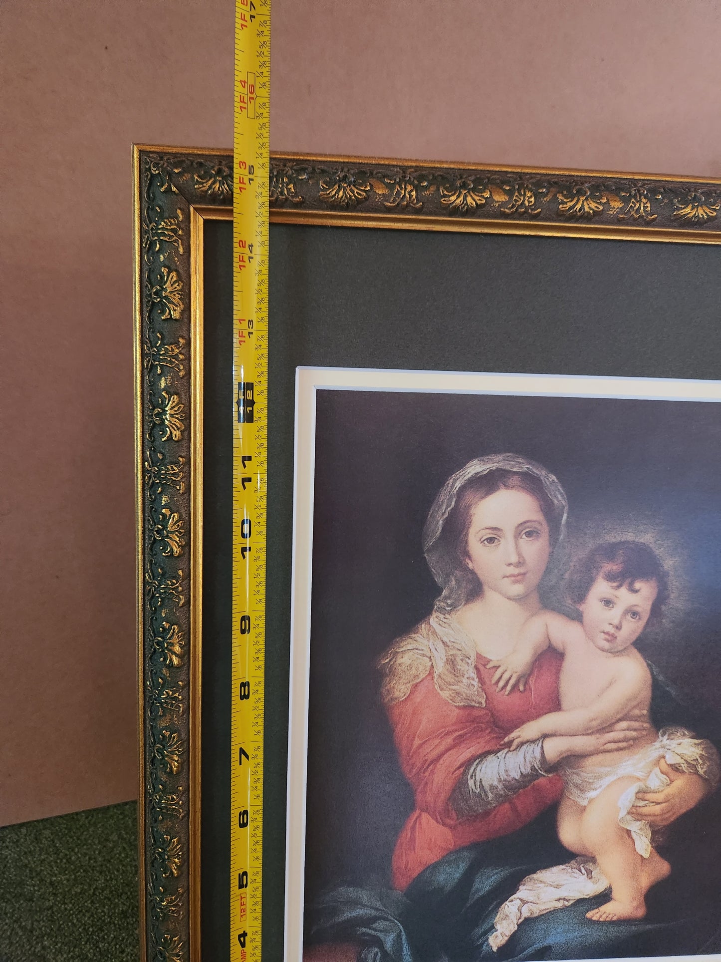 Madonna and Child framed picture