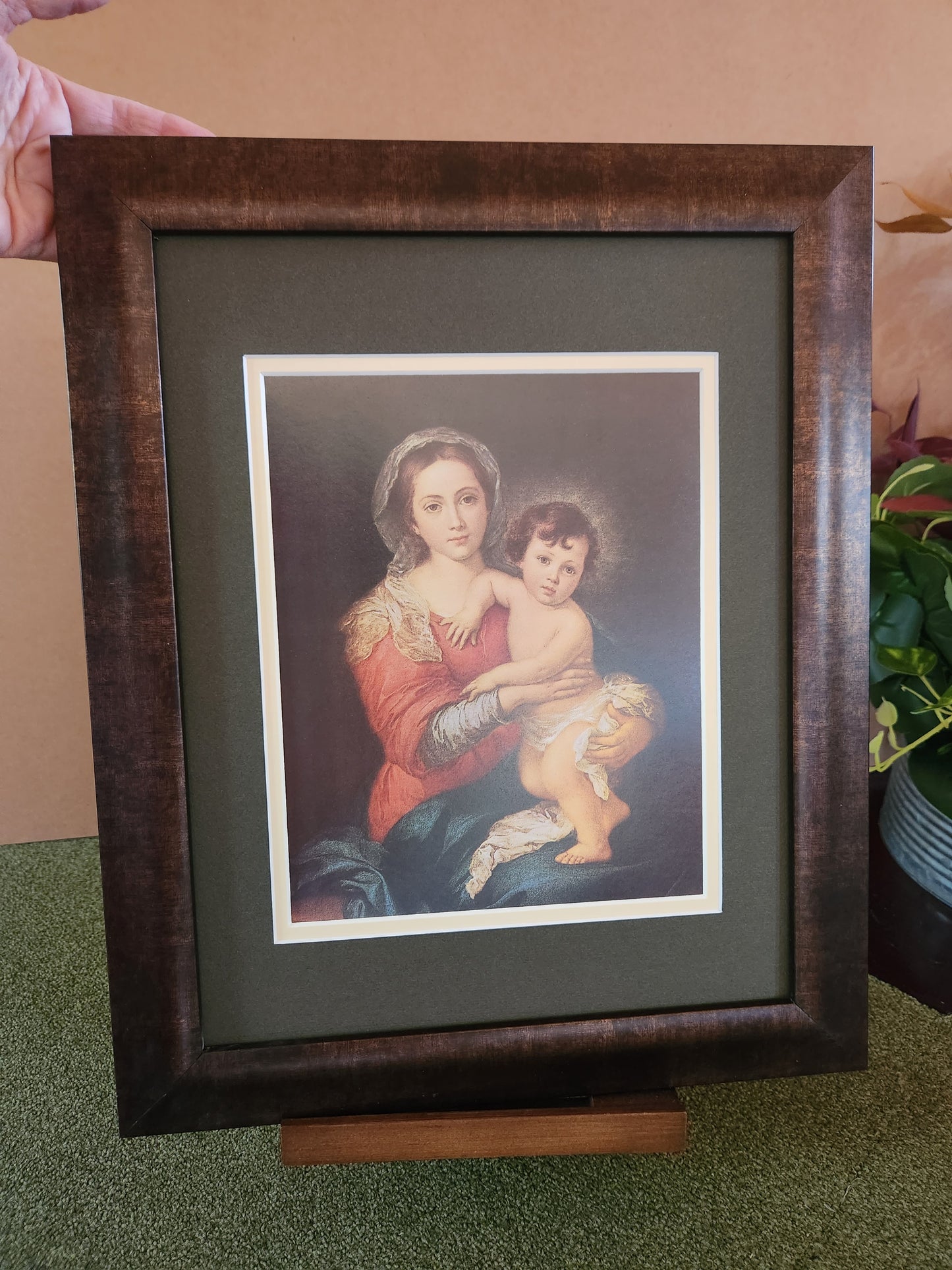 Madonna and Child framed picture