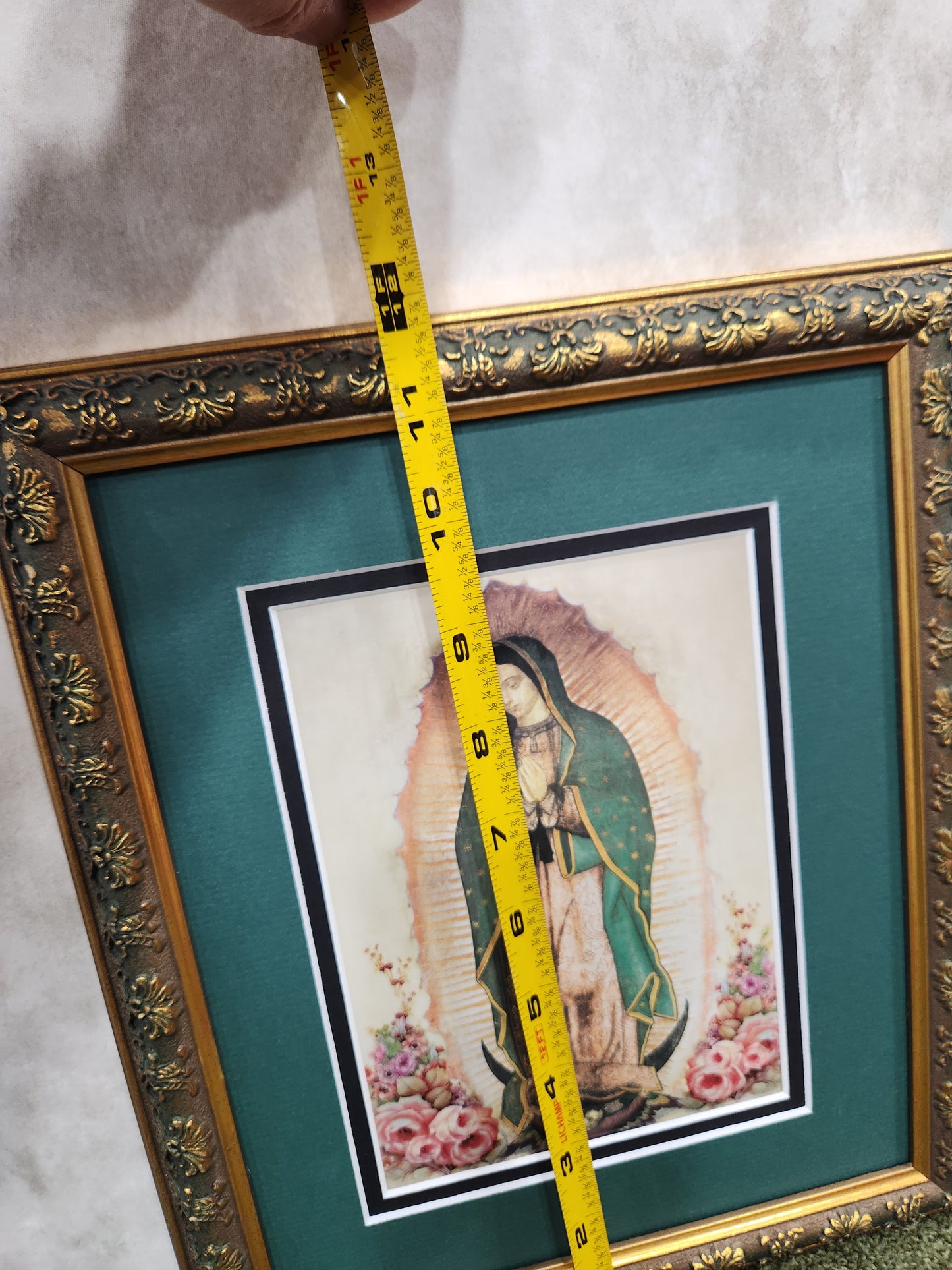 Our Lady of Guadalupe print framed and matted picture