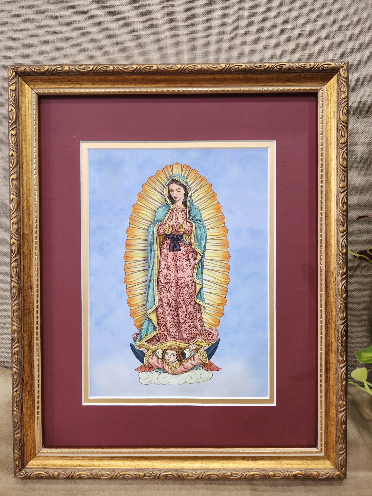 Our Lady of Guadalupe custom framed print