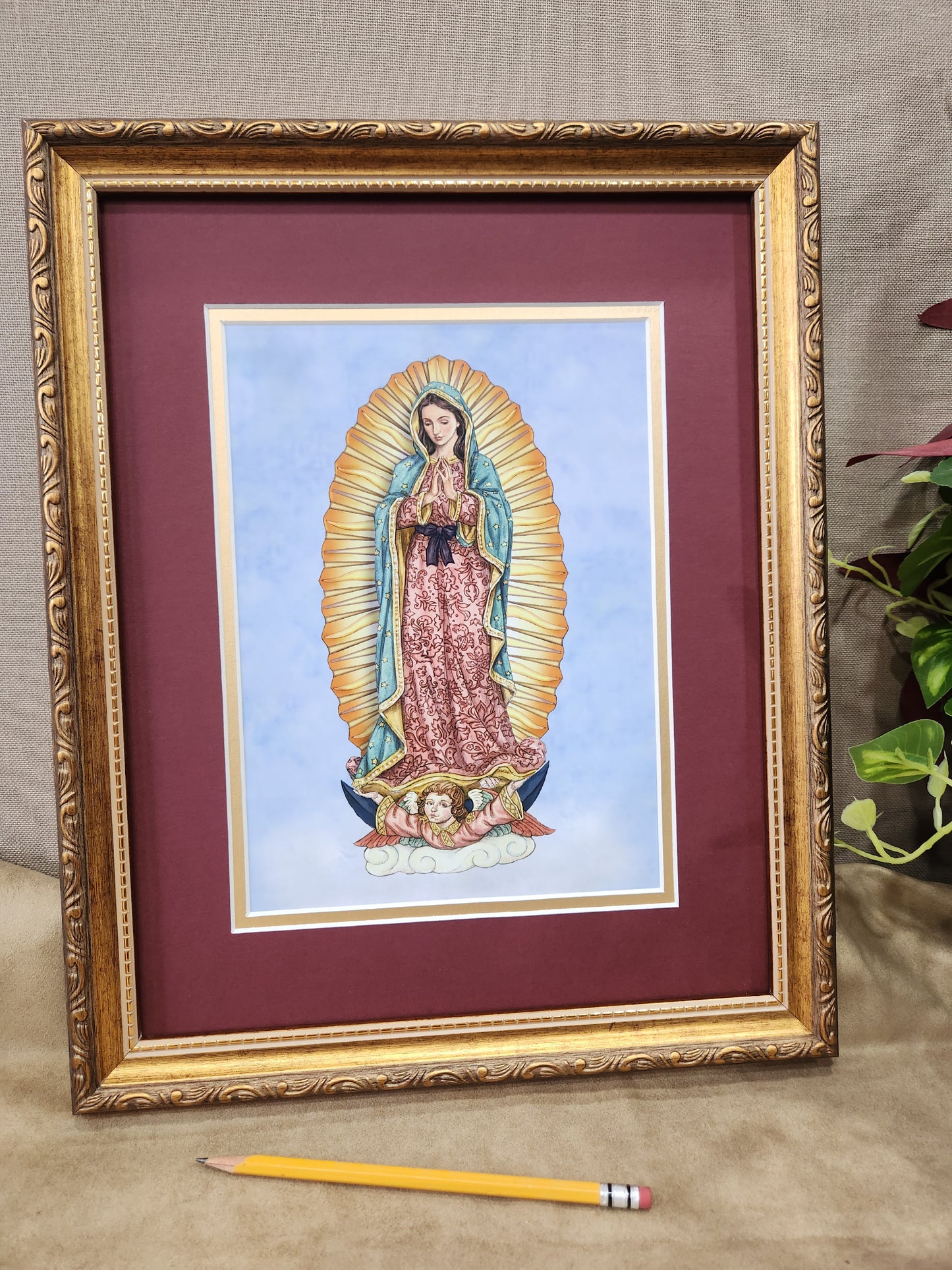 Our Lady of Guadalupe custom framed print