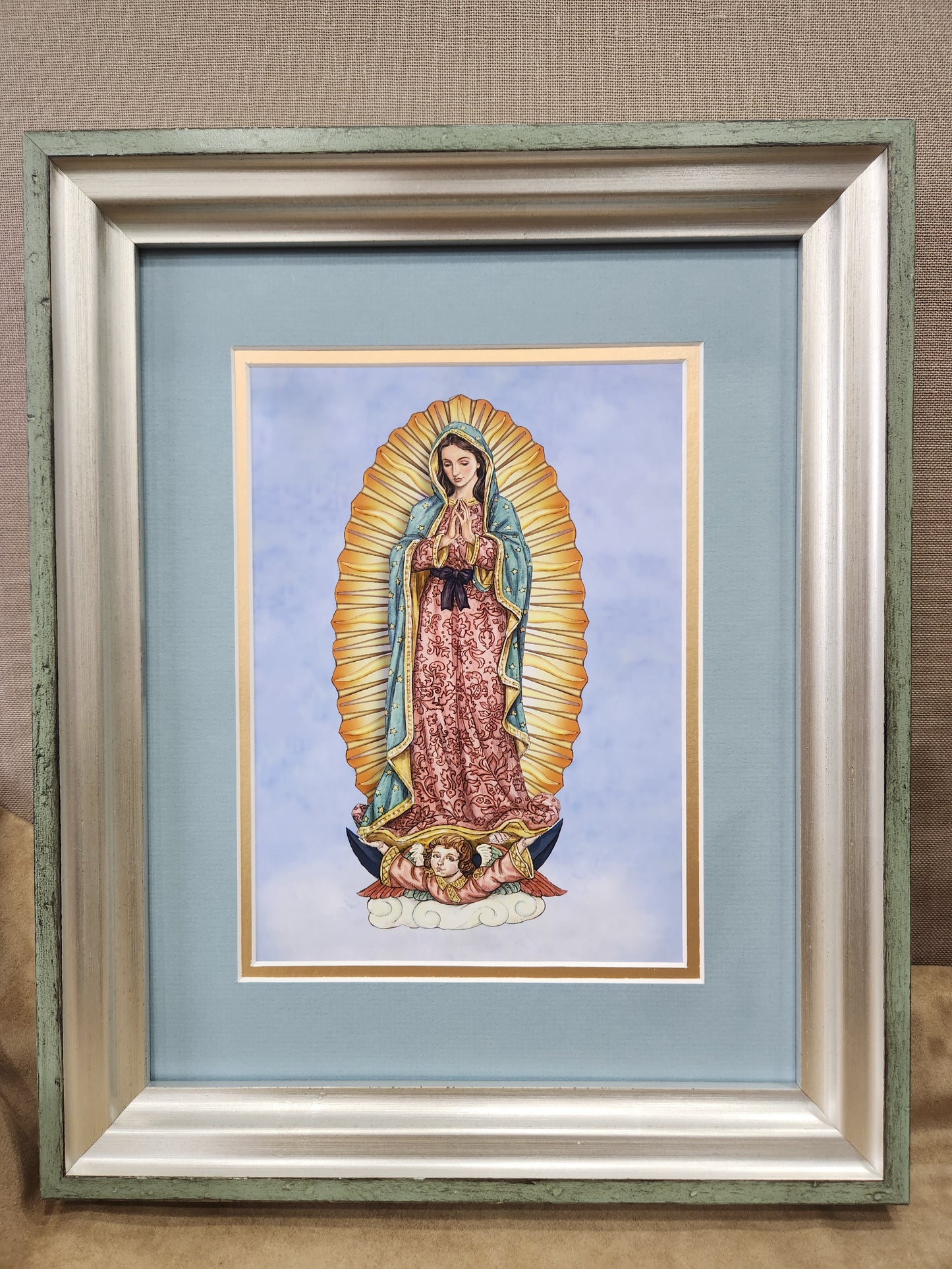 Our Lady of Guadalupe custom framed print