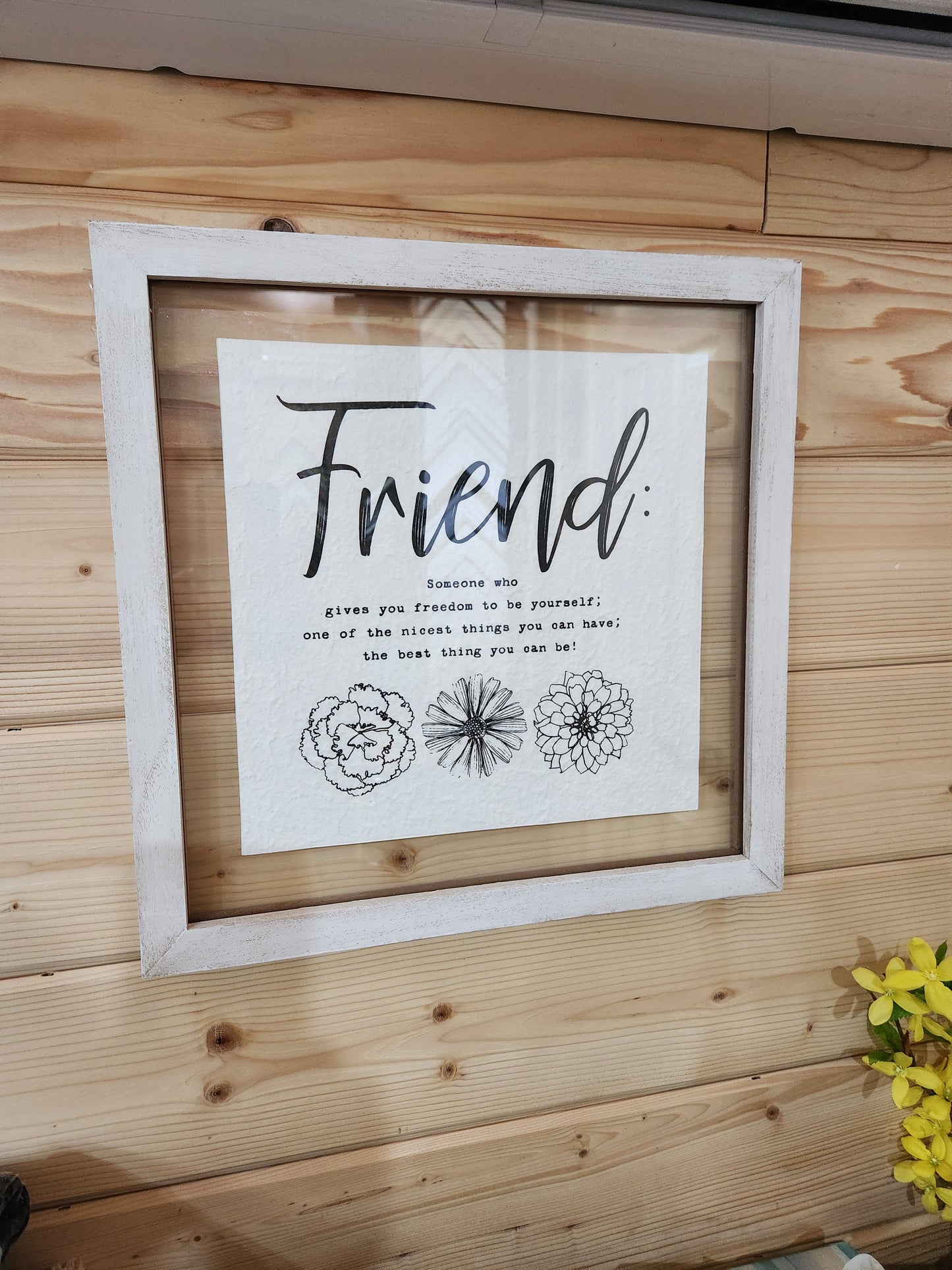 Friend picture - Friendship gift idea.