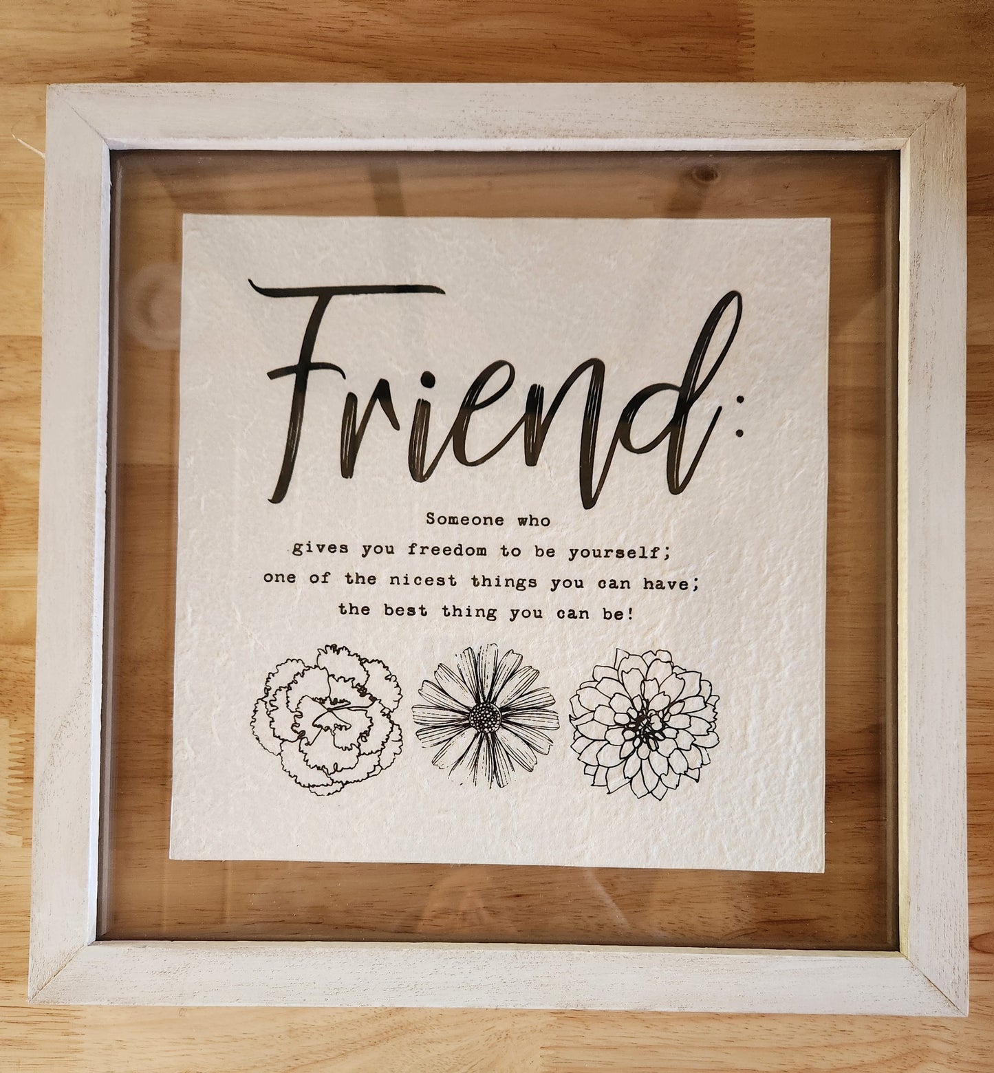 Friend picture - Friendship gift idea.