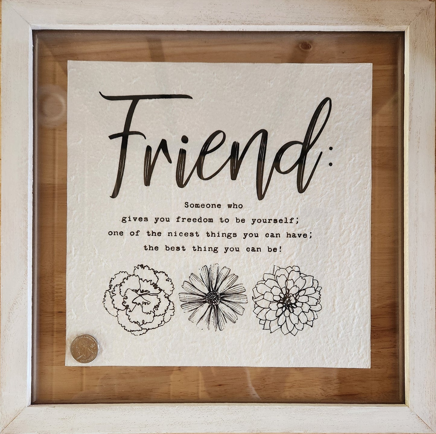 Friend picture - Friendship gift idea.