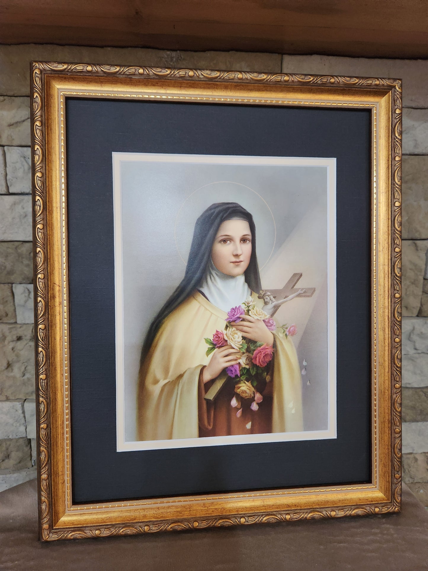 St. Therese of Lisieux custom framed print