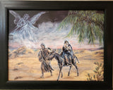 Flight to Egypt Holy Family framed picture