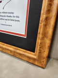 1 Thessalonians Rejoice Always custom framed Scripture verse