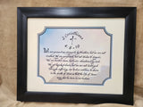2 Corinthians 4:8-10 We are pressed on every side by troubles custom framed Scripture