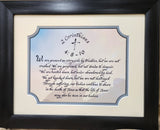 2 Corinthians 4:8-10 We are pressed on every side by troubles custom framed Scripture