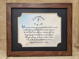 Inspirational 2 Corinthians 4 verses 8-10 Scripture verse We are pressed on every side framed print