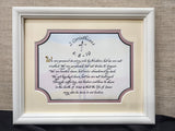 2 Corinthians 4:8-10 framed Bible verse home decor art and gift idea