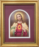 Sacred Heart of Jesus vintage print Heiliges Herz Jesu