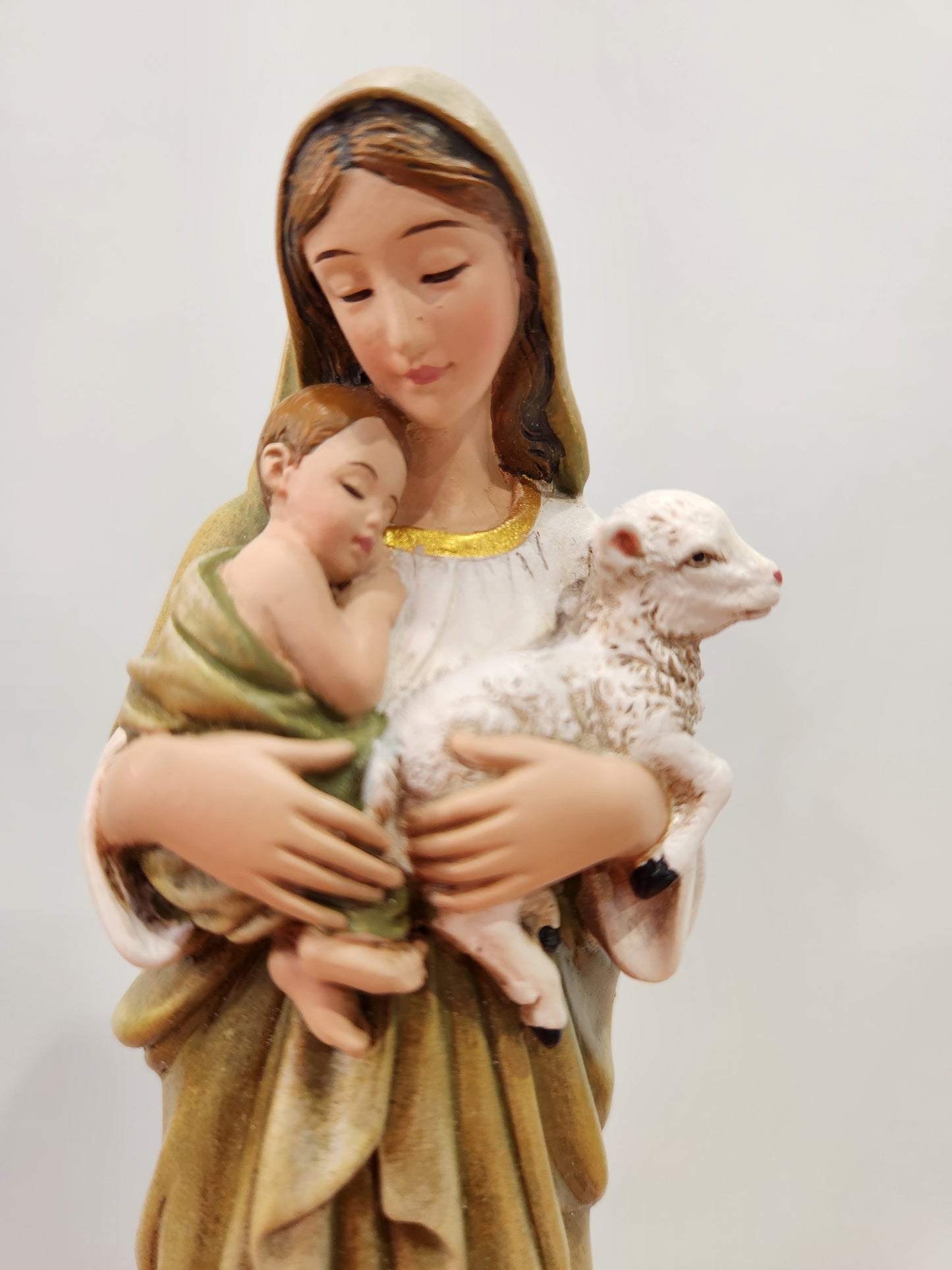 Innocence Mother and child Music box Figurine, 9'' High - Collector piece.
