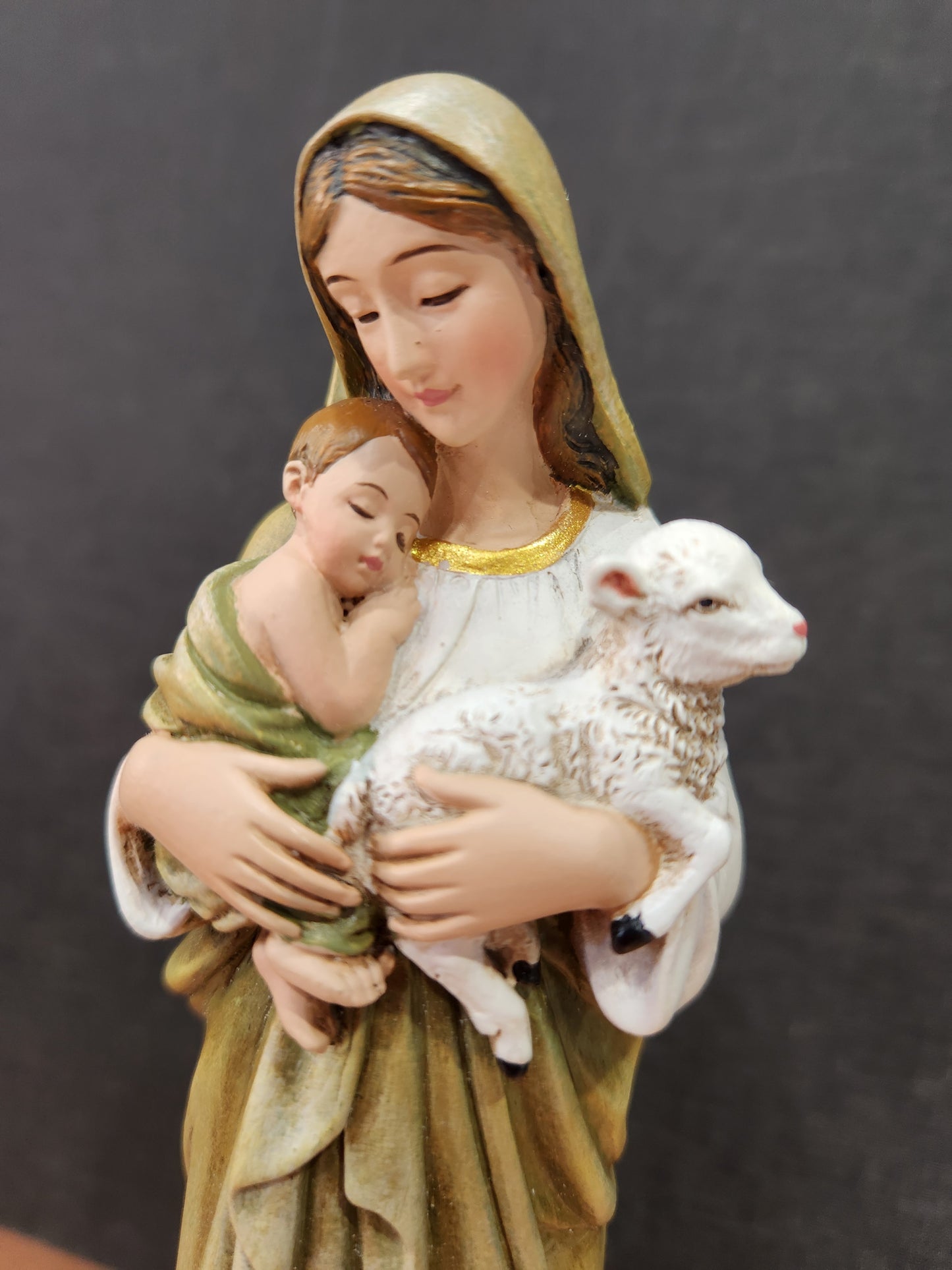 Innocence Mother and child Music box Figurine, 9'' High - Collector piece.