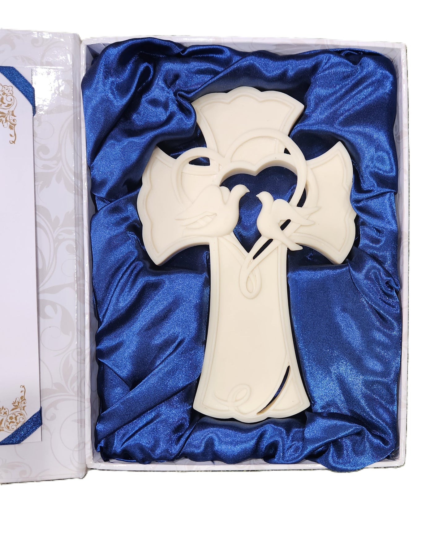 Wedding Dove Ivory colored wall cross for the Bride and Groom