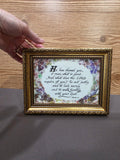 Micah 6:8 Framed Scripture - 5" X 7"