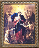 Our Lady Undoer of knots framed picture.