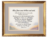 Matthew 28 18-20 The Great Commission framed picture.