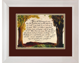 Begin a new Day Inspirational verse framed wall decor