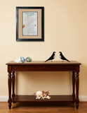Footprints in the sand custom framed verse
