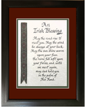 Irish Blessing with decorative ribbon personalized picture