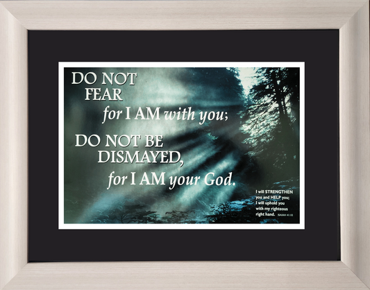 Do Not Fear framed Scripture verse