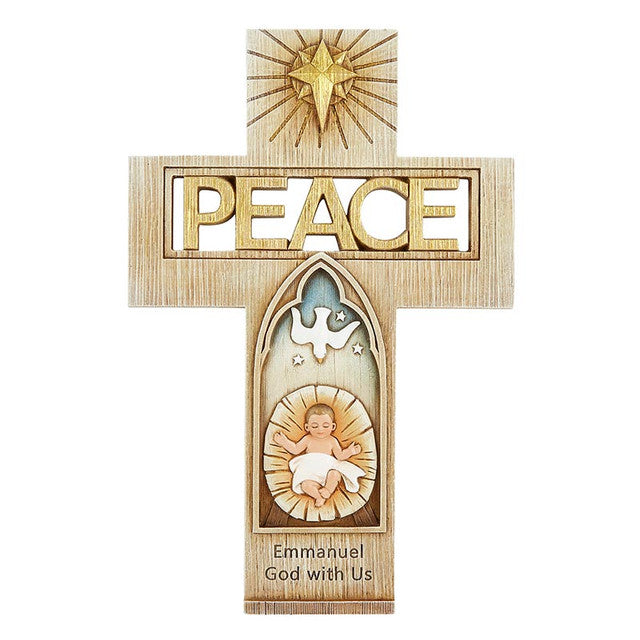 Christmas Peace Wall Cross